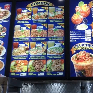 New menu prices. Wednesday special- 1.75 fish tacos. 7/17/24