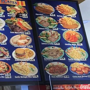 New menu prices. Wednesday special- 1.75 fish tacos  7/17/24