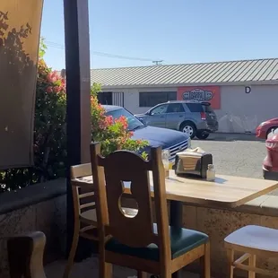 Loved the seating area. Al fresco