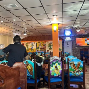 The inside of the restaurant