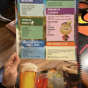 Menu as of Sept 2021