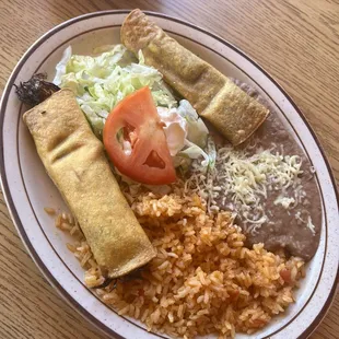 Lunch 9. Taquitos Mexicanos Lunch
