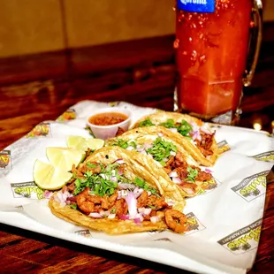 tacos, food