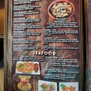 ramen and noodles, menu