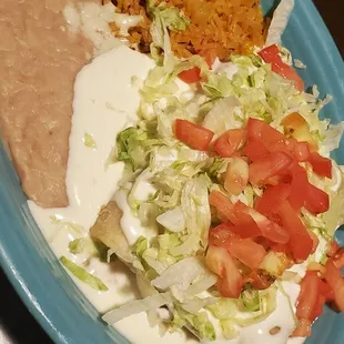 Sour cream enchiladas