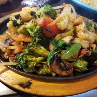 Veggie fajitas!!!