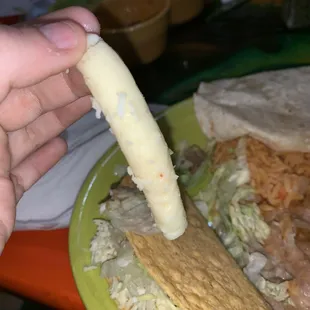 The big cheese was in my taco
