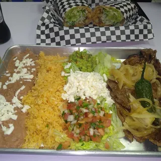 Carne asada plate