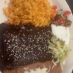 Mole Enchiladas