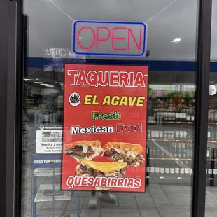 Now open El Agave Taqueria! Inside Chevron