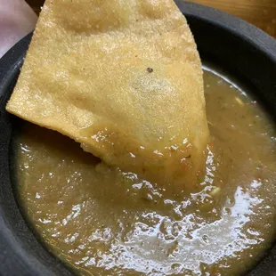 Chips and Salsa served