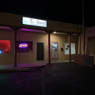 Outside