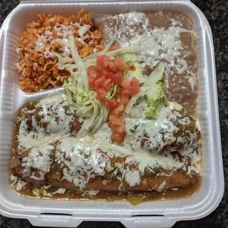 Chile relleno plate
