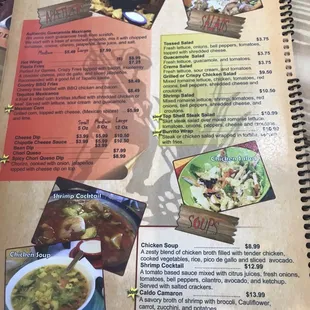the menu