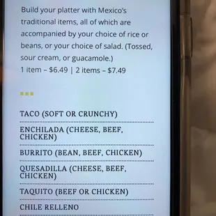Lunch specials