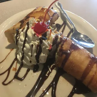 Best cheesecake chimichanga ever!