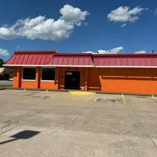 the outside of the building