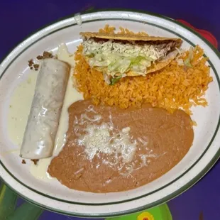 Enchilada and Taco Combo