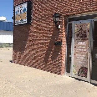 Outside of store. Easy to miss this place.