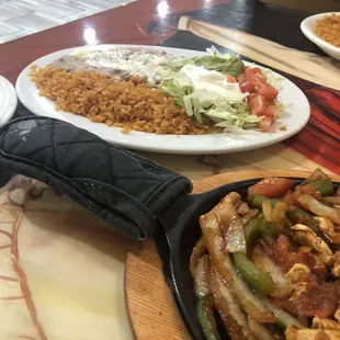 Chicken fajitas!
