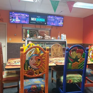 The restaurant in the back.