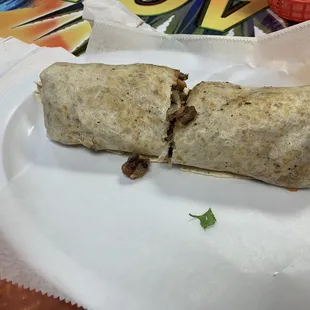 Carne asada burrito