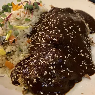 Enchiladas de Mole Poblano Don Julio