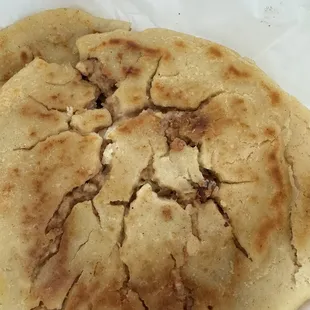 pupusas were cracked falling apart