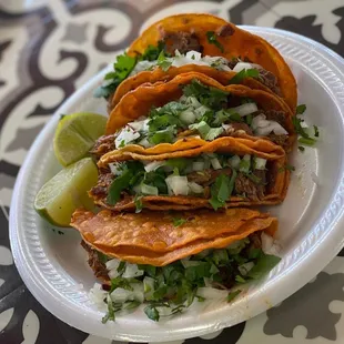 Red Tacos planchados