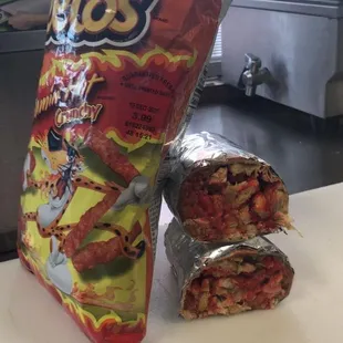 Hot Cheeto Burrito
