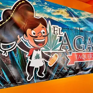 a sign for a mexican restaurant