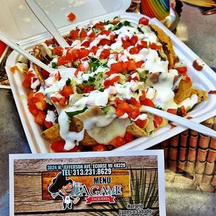 Outrageous Delicious Nachos topped with Steak n Cheese OMG fantastic