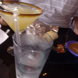 Water &amp; Margarita at El Agave!