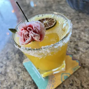 Beautiful mango margarita