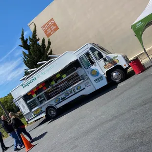 people standing outside