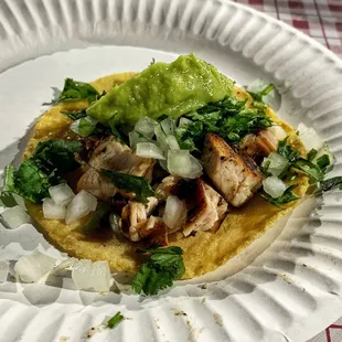 Chicken taco