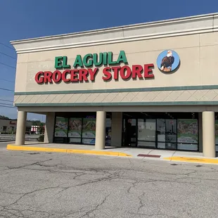 the front of the store