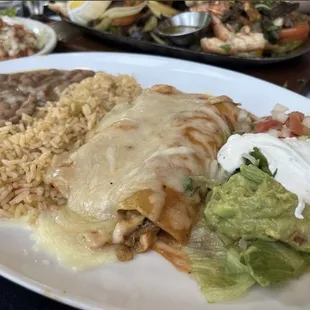 Enchiladas de Mariscos