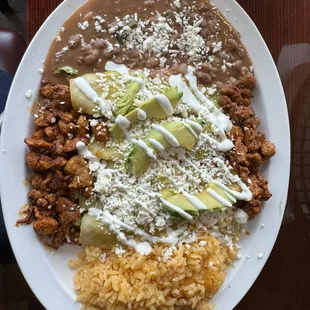 Enchiladas Verdes with Al pastor