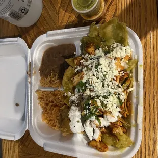 Chicken chilaquiles