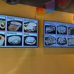 Menu with photos