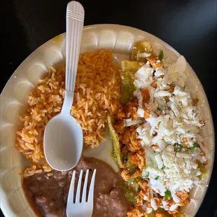 a plate of food