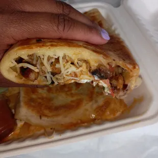 Flour Quesadilla (al pastor)