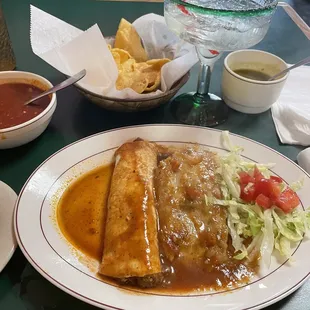 Beef Enchilada &amp; Tamale a la Carte