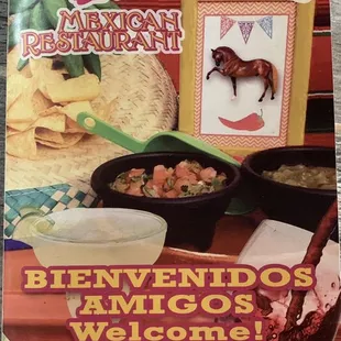 Menu cover