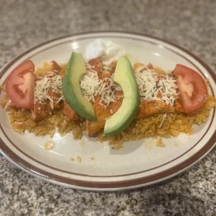 Aroz con pollo/chicken and rice plate