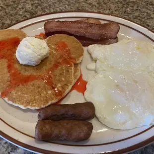 Mickey Mouse pancakes plate