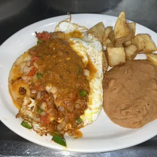Huevos norteños plate