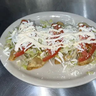 Taquitos dorados plate