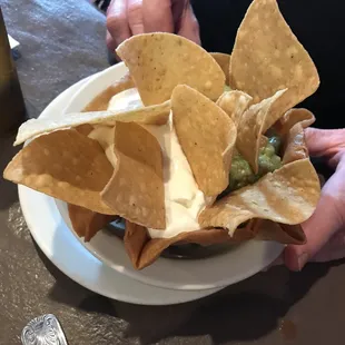 Guacamole dip appetizer